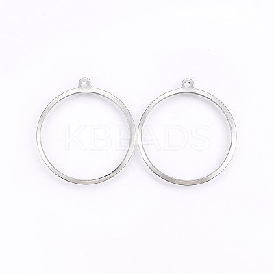 Tarnish Resistant 201 Stainless Steel Pendants LS-X-STAS-E438-31P-1