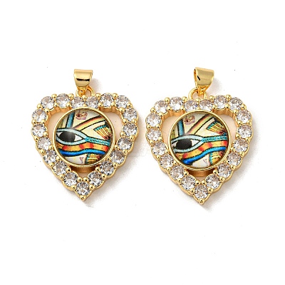 Real 18K Gold Plated Brass Pendants KK-L209-005G-04-1