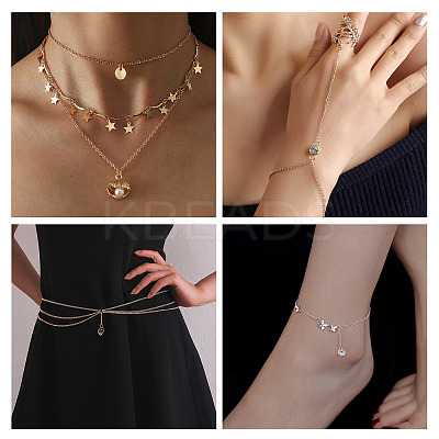 DIY Chain Necklace Making Kit DIY-BT0001-39-1