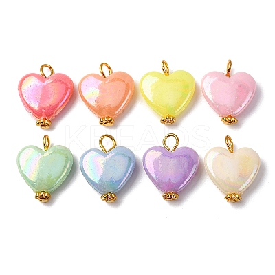 Opaque Acrylic Pendants PALLOY-JF04421-01-1