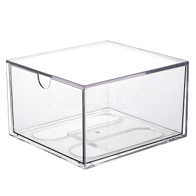 Acrylic Dustproof Drawer Storage Box AJEW-WH20066-001A-1