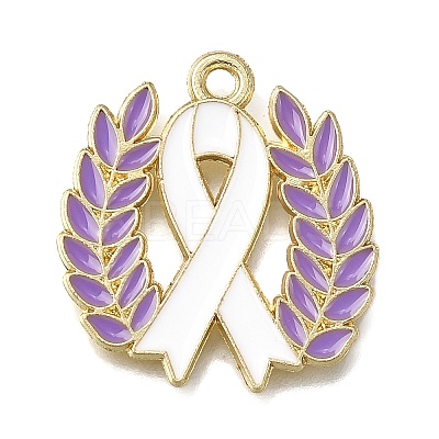 Alloy Enamel Pendants FIND-Z094-01G-03B-1