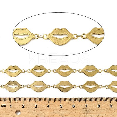 304 Stainless Steel Lip Link Chains CHS-H114-05G-1