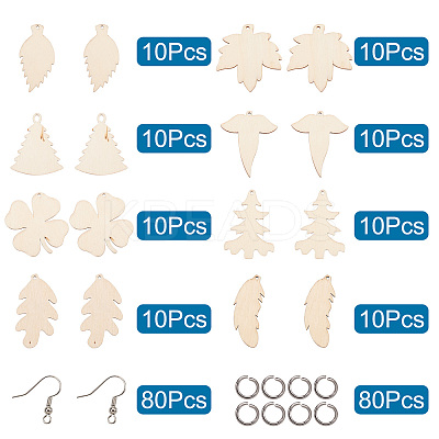 DIY Dangle Earring Making DIY-TA0002-58P-1