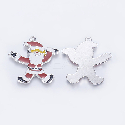 Alloy Enamel Pendants LS-LFP007Y-1