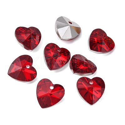 Handmade Glass Pendants GH14mm47Y-S-1