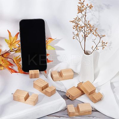 Wood Mobile Phone Holders AJEW-WH0312-70-1