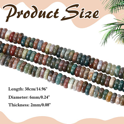1 Strand Natural Indian Agate Beads Strands G-ME0001-24-1