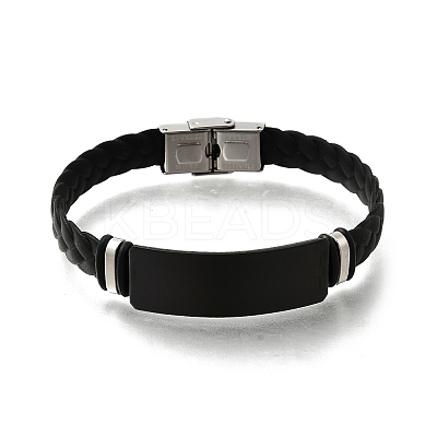 Imitation Leather Cord Braided Bracelets LS-BJEW-B126-01B-1