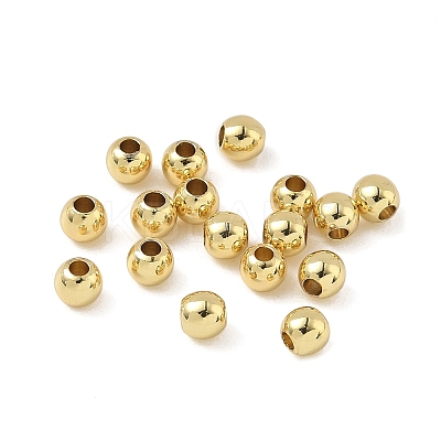 Brass Solid Beads KK-WH0034-02C-G-1
