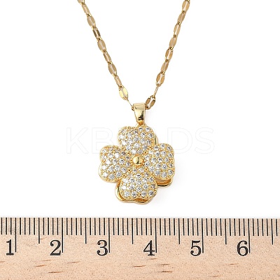 Brass Crystal Rhinestone Rotatable Pendant Necklaces NJEW-P331-01C-G-1