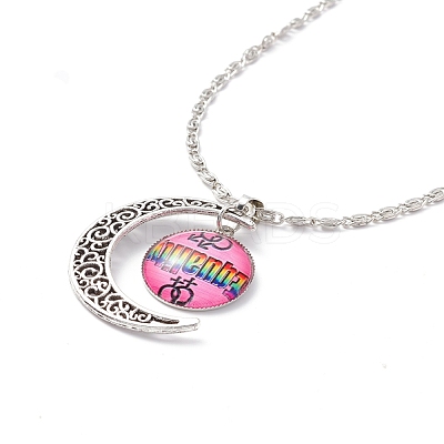 Rainbow Pride Necklace NJEW-F291-01B-1