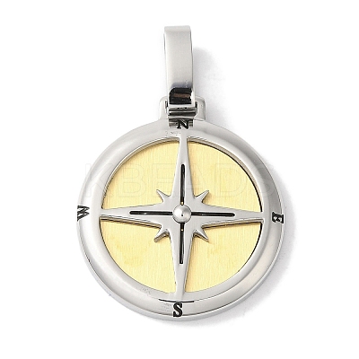 Ion Plating(IP) 304 Stainless Steel Pendants STAS-Z073-17G-1