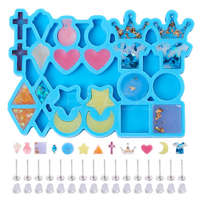 1Pc DIY Earing Silicone Mold DIY-MP0001-07-1
