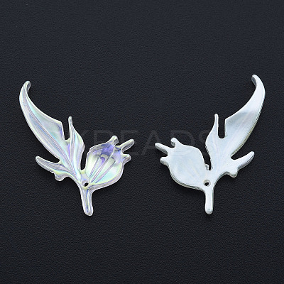 ABS Plastic Imitation Pearl Pendants KY-N015-19-1