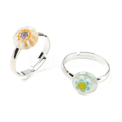 Brass Adjustable Rings RJEW-PH01311-1