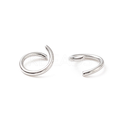 Tarnish Resistant 304 Stainless Steel Open Jump Rings STAS-R049-6x0.8mm-1