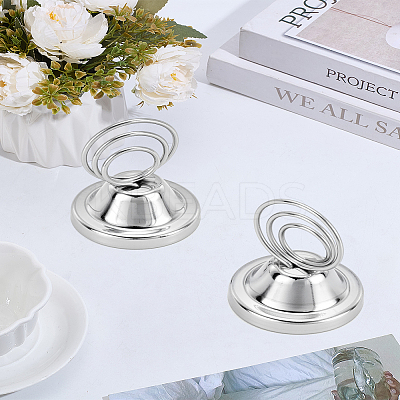 2Pcs Alloy Name Card Holder AJEW-LP0003-22P-1