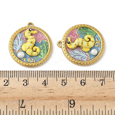 304 Stainless Steel Pendants STAS-D376-01G-01-1