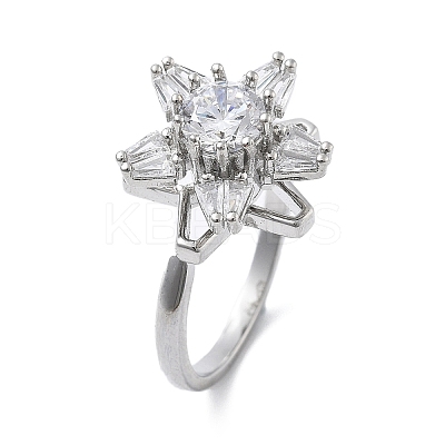 Star Rotatable Cuff Rings for Women LS-RJEW-S402-10G-1