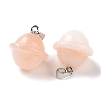 Natural Pink Aventurine Pendants G-B041-01P-17-1
