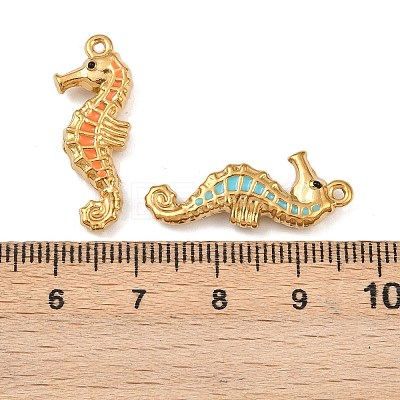 304 Stainless Steel Enamel Pendants STAS-C150-06A-G-1