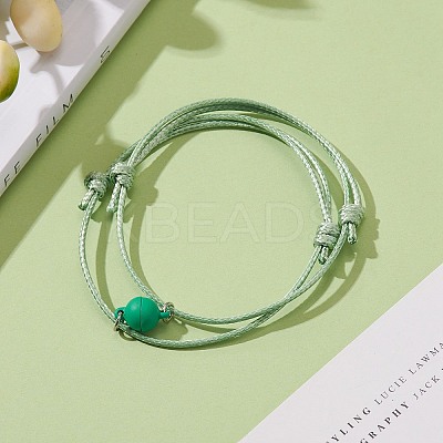 Adjustable Magnetic Bracelet for Couples BJEW-JB06190-05-1
