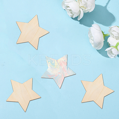 50Pcs Wood Cutouts DIY-SP0004-64A-03-1