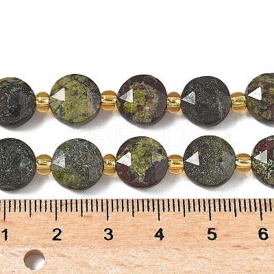 Natural Dragon Blood Beads Strands G-G271-C06-10mm-1