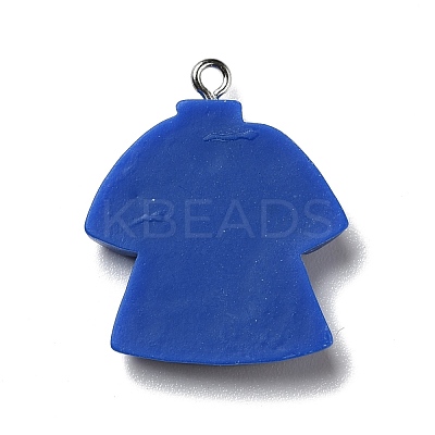 Halloween Opaque Resin Pendants RESI-B011-13-1