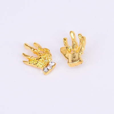 Halloween Theme Alloy Cabochons MRMJ-WH0060-62G-1