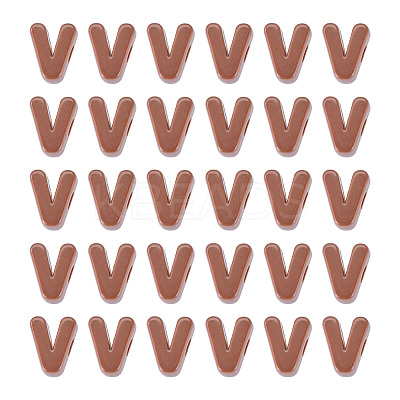 Opaque Acrylic European Beads OACR-TAC0019-006V-1
