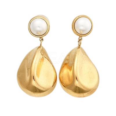 304 Stainless Steel Stud Earrings EJEW-R020-02G-01-1