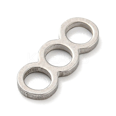 Non-Tarnish 304 Stainless Steel Connector Charms STAS-G318-06P-1