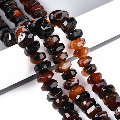 Natural Agate Beads Strands G-N356-01A-02-1
