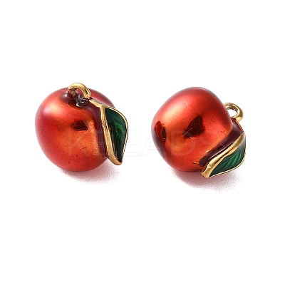 304 Stainless Steel Enamel Charms STAS-B100-06G-12-1