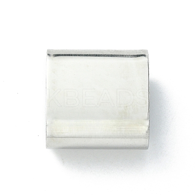 Non-Tarnish 201 Stainless Steel Slide Charms/Slider Beads STAS-C016-03P-1-1