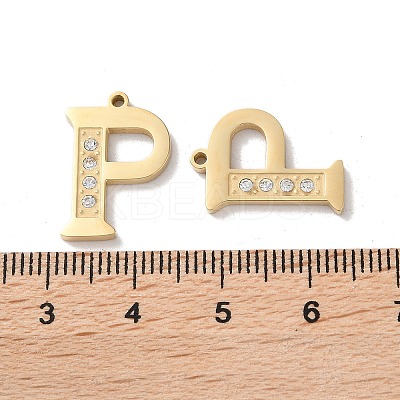 Real 14K Gold Plated 304 Stainless Steel Pendants STAS-L022-157G-P-1