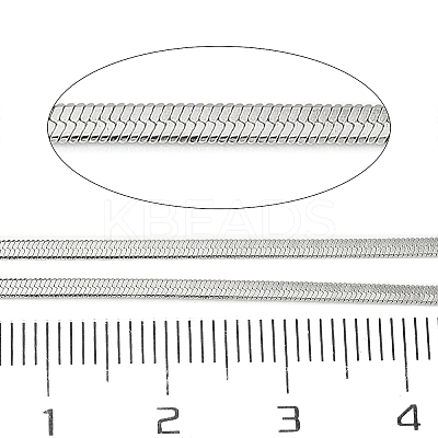 Brass Herringbone Chains CHC-C011-01A-P-1