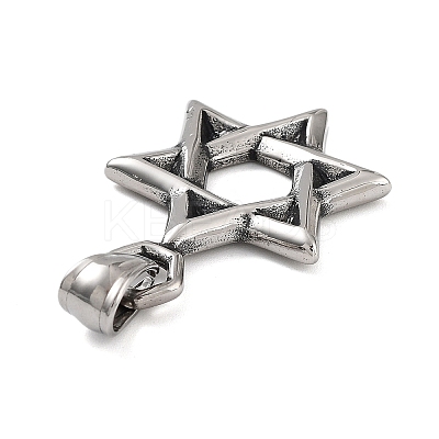 316 Surgical Stainless Steel Pendants STAS-K276-14B-AS-1