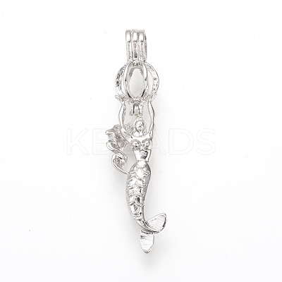 Alloy Diffuser Locket Pendants PALLOY-S105-02S-1