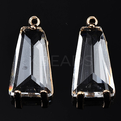 Transparent Glass Pendants GLAA-Q088-024B-1