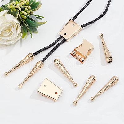 3Pcs Iron Bolo Tie Slide Clasps FIND-ANB0003-18LG-1