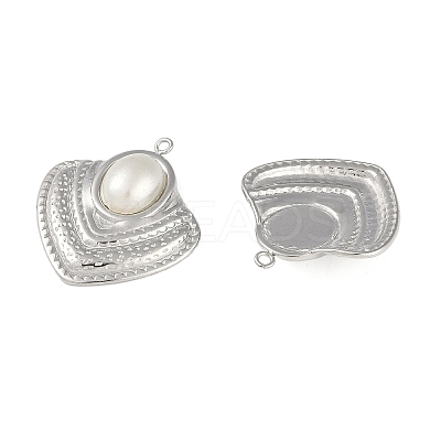 304 Stainless Steel Pendants STAS-Z070-02P-02-1