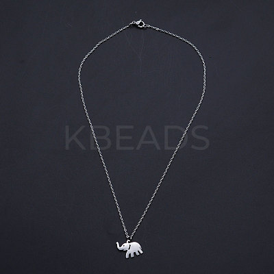 Non-Tarnish 201 Stainless Steel Pendant Necklaces LS-NJEW-S105-JN552-40-1-1