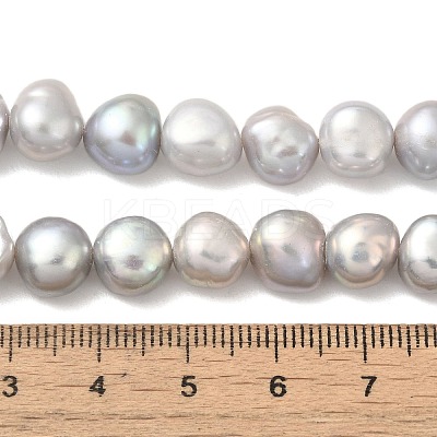 Dyed Natural Cultured Freshwater Pearl Beads Strands PEAR-A006-10G-1