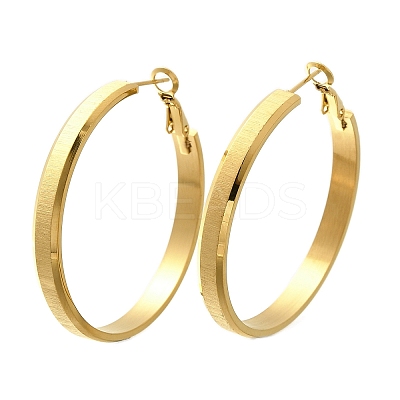 304 Stainless Steel Hoop Earrings for Women EJEW-C096-43G-03-1