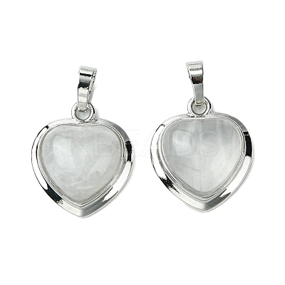 Natural Quartz Crystal Pendants G-C114-03P-25-1