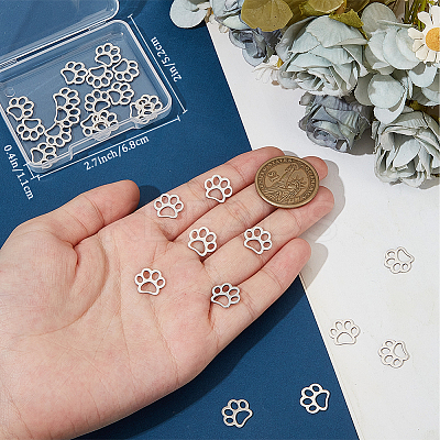 30Pcs Stainless Steel Filigree Joiners STAS-BBC0005-59-1