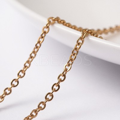 3.28 Feet PVD Vacuum Plating 304 Stainless Steel Cable Chains X-STAS-D414-08-1